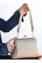 Vienna Mink Women's Crossbody and Shoulder Bag |   Gold Detailed, Elegant, and Features 4 Compartments - 8