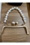 Bag Accessory 40 cm with Pearls Bag Handles, Bag Handles with Pearls, Chain with Pearls - 4