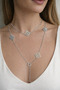 Love Model Silver Color Women's Steel Necklace