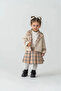 Girl's Suede Piece Trench Coat Set - 4-Piece - 3