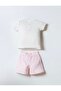 Baby Girl & Child Soft-Textured Piece Combed Cotton Set - 4