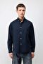 Navy Blue Relax Fit Men's Shirt