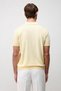 Yellow Comfort Slim Polo Collar Men's Knitwear T-Shirt - 5