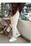 Italian Cut Waist Drawstring Ke Linen Antolon Cream - 3