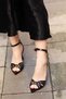 Marley Ankle-Tie Heeled Women's Shoes - 5
