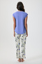 Floral patterned pajama set - 4