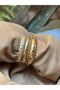 3-Piece Bracelet Set with Embossed Detail - 3
