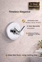 304 Stainless Steel 3-Piece Bathroom Set |   Covered Paper Holder, Long Towel Holder, Robe Hanger – 5 Years Warranty - 4