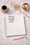 17X17 cm Square Spiral Notebook Floral Green Cover |   Cute Cartoon Notepad - 3