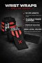 Wrist Wraps Red, Sports Wristband - 4