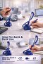 Spiral Desk & Table Pen |   1.0 mm Blue Ink Office Pen with Fixed Stand |   3 Pieces - 3