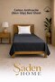 Cotton Personal Anthracite Carpet Bed Sheet X240 cm