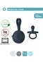 مجموعة مزدوجة من اللهاية باللون الأزرق الداكن