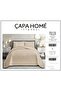 Ultra Soft Nubuck Double Bedspread Color Beige - 2