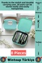 # Manicure Set Compact Women Men Scissors File Nail Hand Care Stylish Carrying Bag Piece Manicure Set 8 Pieces