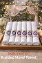 Fringeless Wedding Hand Towel |   40X70 cm |   1100 Grams |   Economical Pack of 12 - 2