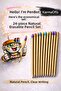 24-Pack Natural Pencil with Eraser Hb – 18 cm Natural Wood School Office Writing Pencil - 2