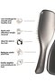 The Ultimate Detangler - Chrome - Midnight Silver Silver Hairbrush - Comb - 2
