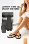 Disposable Spa Hotel Pedicure Slippers 50 Pairs 2 mm Thickness 722331
