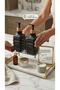 Double Glass Liquid Soap Dispenser & Detergent Dispenser Set with Stand and Bamboo Lid – 2×500 Ml, 22.5 × 8.5 × 24 cm - 8