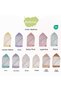 Portbebe Newborn Bed 0-12m Lilac Unisex Cotton Piece Fabric Certified Knitted Yarn Alize Puffy - 6