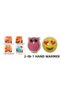 Heart Emoji Pink Owl Pocket Stove, Hand Warmer, 2 Hot Water Bags Pvc 9cm