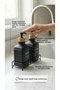 Double Glass Liquid Soap Dispenser & Detergent Dispenser Set with Stand and Bamboo Lid – 2×500 Ml, 22.5 × 8.5 × 24 cm - 6