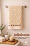 Diamond Patterned Hand & Face Towels |   50X90 cm |   100% Cotton |   Soft and Absorbent |   Stylish and Durable - 2