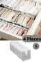 4 Pieces Small Accordion Organizer - Drawer Organizer