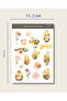 Bears,Dogs,Frog,Bee Animal Themed Set of 4 Adhesive Sticker Sheets - 5