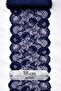 Stretch Fabric Lace 18 cm Width – Navy Blue – 5 Meters Stretchy Lace Fabric - 2