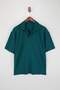 Green Oversized Polo Neck Plain Polo Neck T-Shirt Tmnss23Po00020 - 4