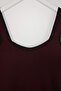Bordo Çizgi Detaylı Kare Yaka Bodycon İnce Triko Bluz TBBSS24AF00052 - 5
