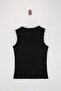 Black Fitted/Sleeveless Stretch Knit Tank Top Tbbss26Cv00004 - 6