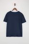 Lacivert Regular/Normal Kesim Kontrast Yaka ve Kol Detaylı Pike Dokulu T-Shirt TMNSS26TS00009 - 9