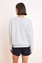 Kar Melanj Oversize/Geniş Kalıp Uzun Kollu 3 İplik Şardonsuz Örme Sweatshirt TWOSS26SW00007 - 4