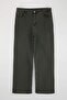 Yeşil Yüksek Bel Geniş Paça Büyük Beden Wide Leg Jeans TBBAW23CJ00020