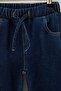 Blue Elastic Boys Corded Denim Pants Tkdss26Je00003 - 6