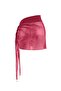 Bordo Örme Mesh Mini Aksesuar Detaylı Plaj Pareo TBESS26PR00007 - 6