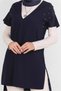Asymetric Cut Tunic 4511 with Stepping Detail - 4