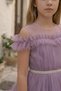 Girl's Layered Tulle Tail Princess Dress - 3
