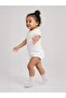 Plain Short Sleeve 5-Piece Set for 1-3 Years Old with Snap Fasteners - White 3-4 Years Old - 5