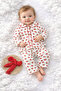 Corduroy 2-Piece Strawberry Patterned Baby Girl/Child Pajama Set - 2