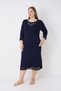 Women's Long Sleeve Lace Detail Dress 7133 - 3