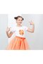 23Rd April Show Outfit - Girls' T-Shirt Orange Clover Patterned - 2