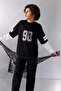 100% Cotton New Regular Fit Crew Neck Slogan Printed Long Sleeve T-Shirt Boys G2482A826Sp