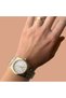 Women's Patterned Dial Gold-Silver Color Cord Bracelet Watch Tctsn000602S0381 - 2