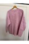 Buttoned V-Neck Pink Knitwear Cardigan - 6