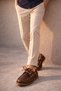 Genova Genuine Leather Lace-Up Men's Casual Loafer Shoes - 7