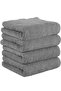 4-Piece Hand and Face Towel Set, Patternless, Soft Textured, 50X90 cm - 2